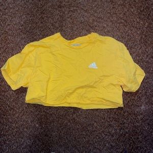 Adidas Yellow Crop Top